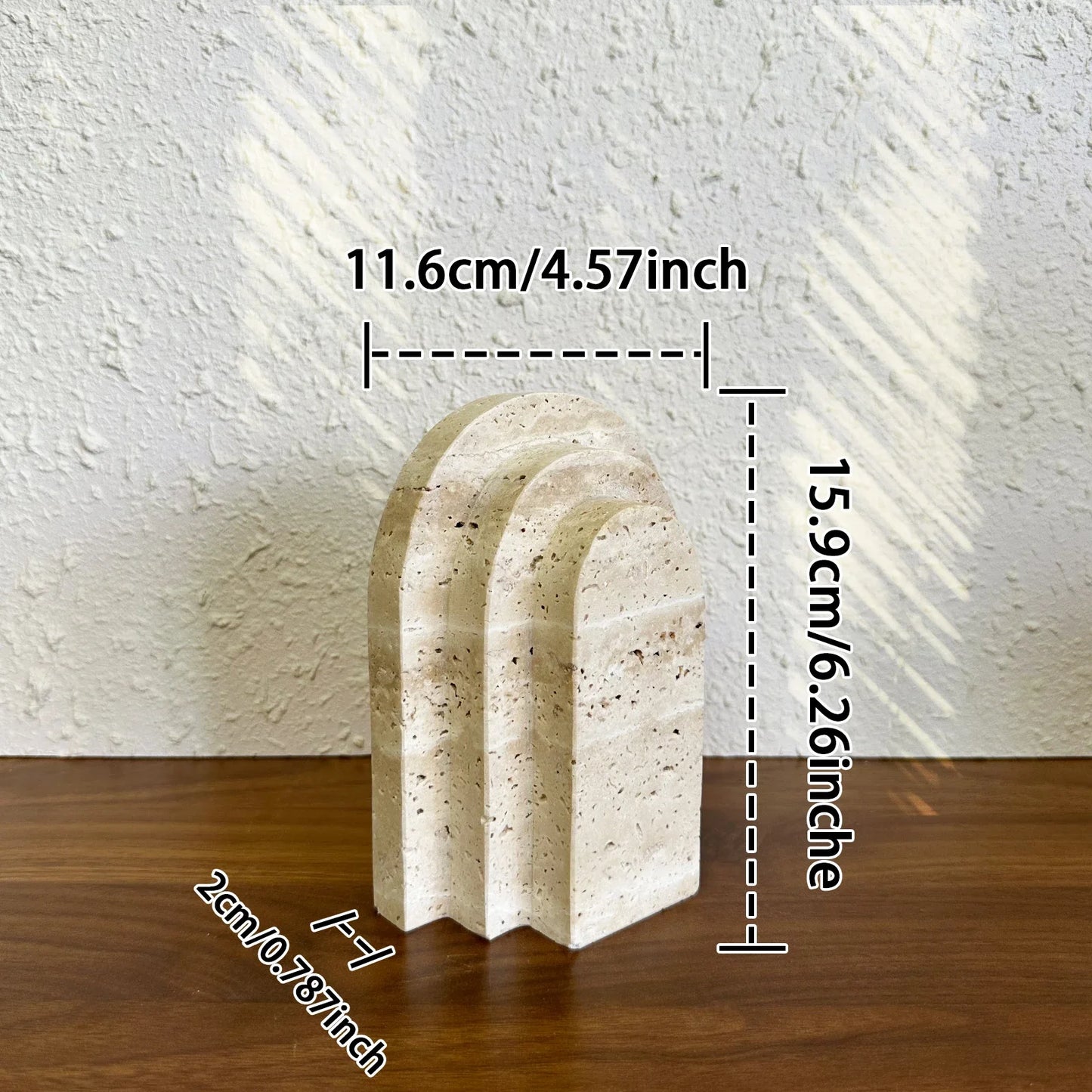 Natural Marble Stone Bookend