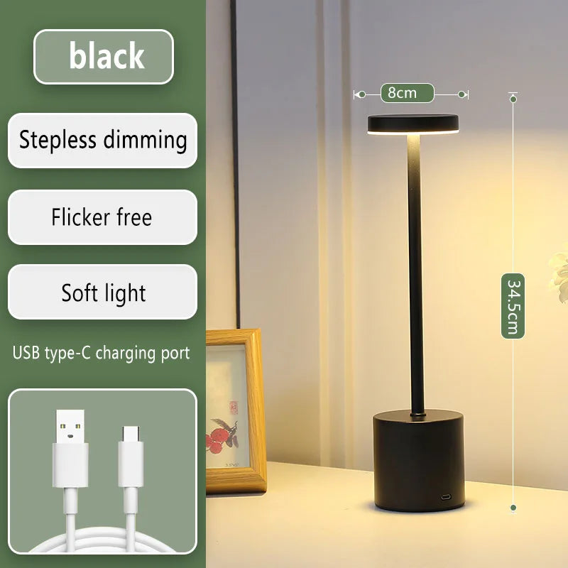 Metallic LED Desk Lamp