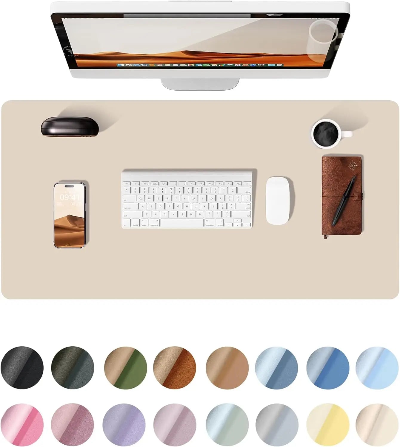 Leather Desk Mat - 100cm by 50cm