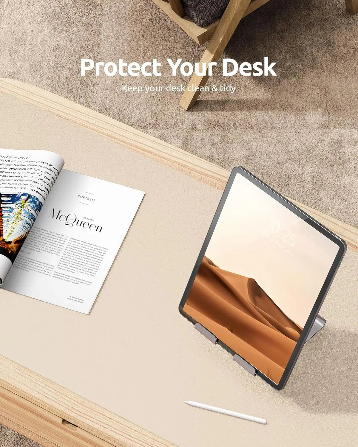 Leather Desk Mat - 100cm by 50cm