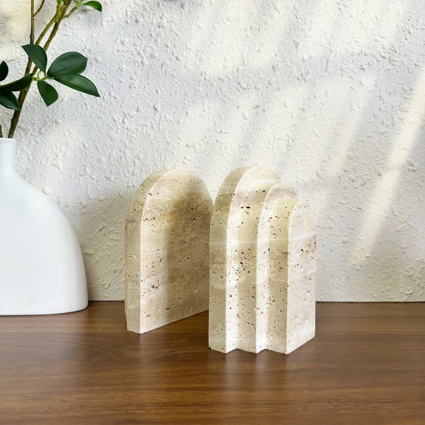 Natural Marble Stone Bookend