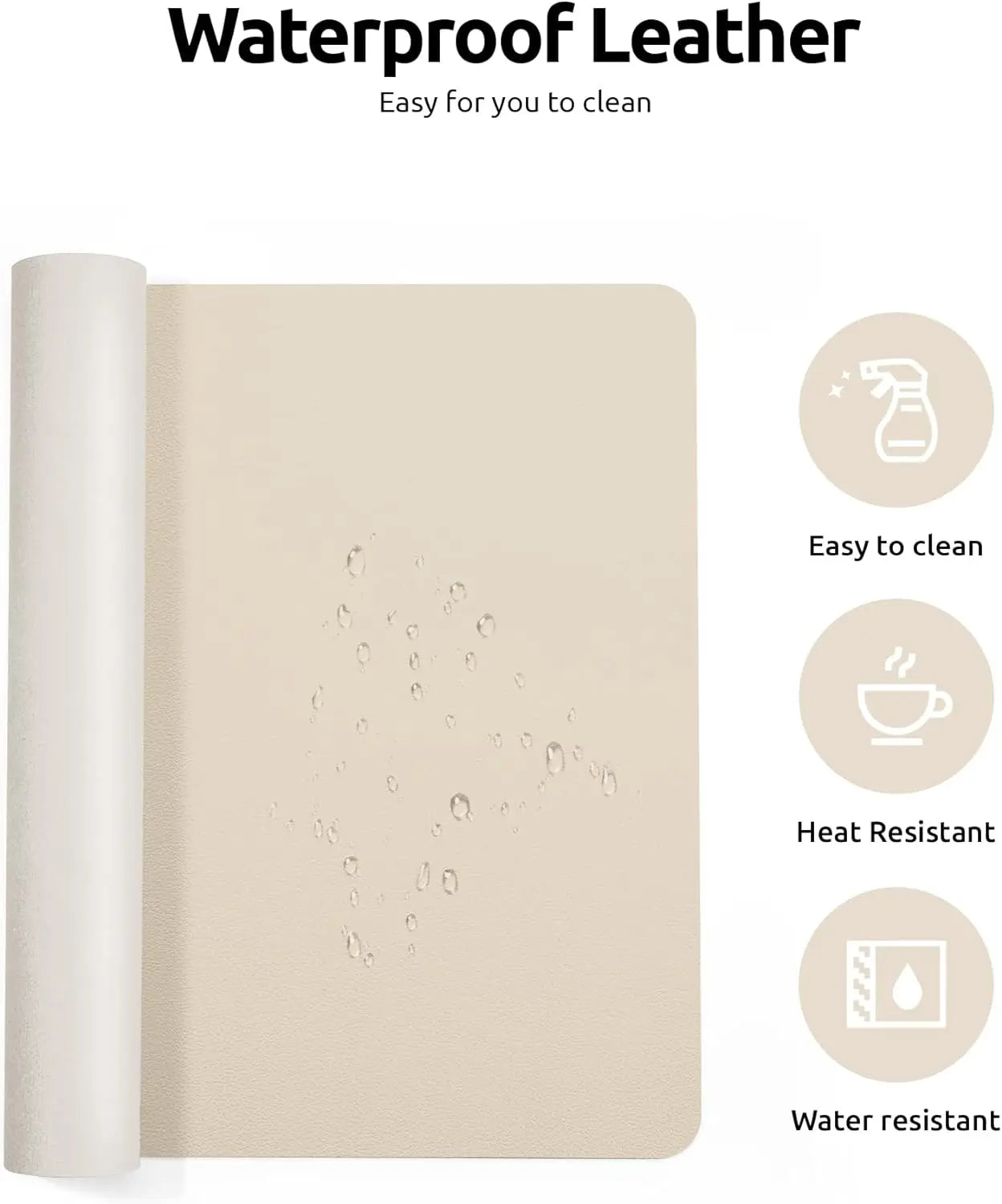 Leather Desk Mat - 100cm by 50cm