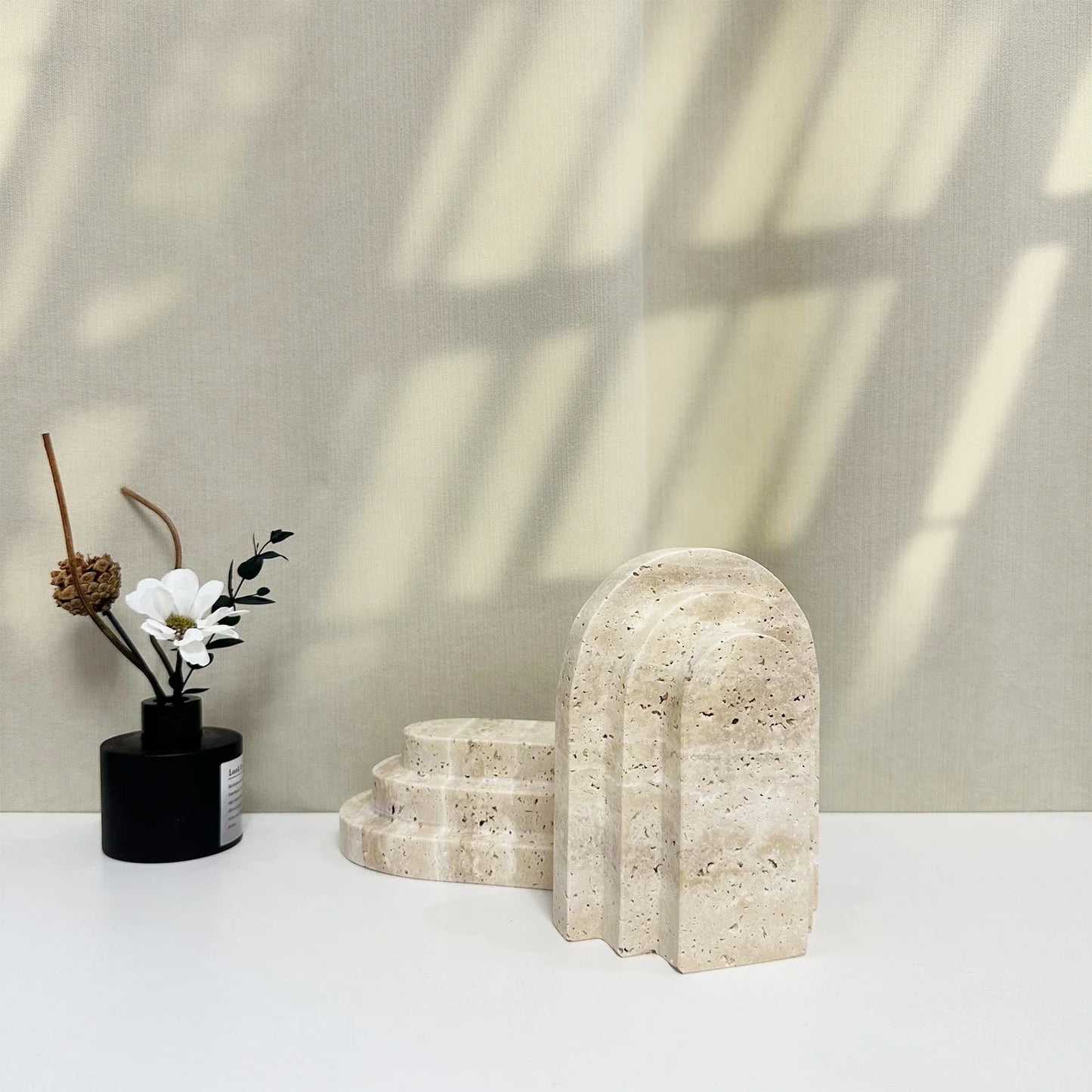 Natural Marble Stone Bookend