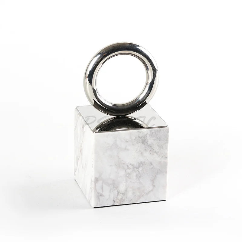 Luxury Marble Circle Bookend